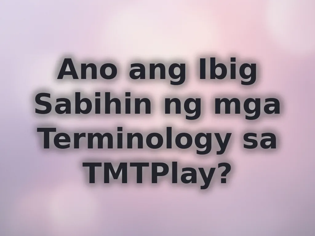 Betting terms guide